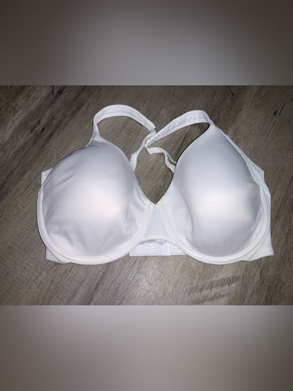(Bin 5) Bali, White Molded T-Shirt Bra - Smooth Everyday Support, Size 34D